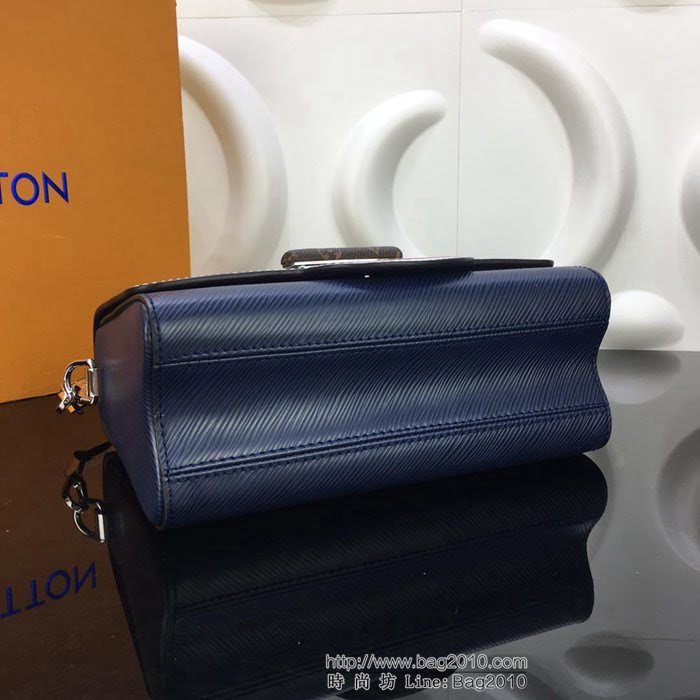 路易威登LV 頂級原單 官網特別款 刺繡Epi皮革 Monogram 帆布貼飾 Twist中號手袋 手提肩背斜挎包 M52514  YDH2357